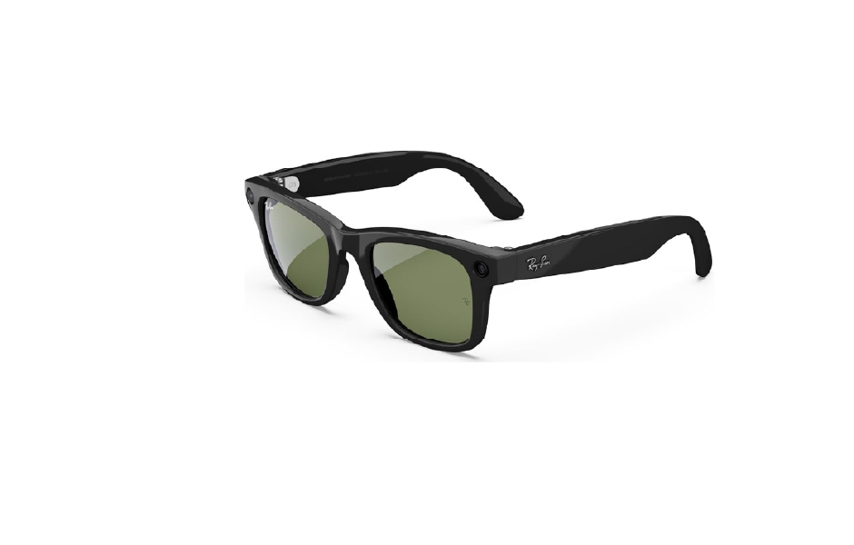 Ray-Ban Meta Glasses Wayfarer (Gen 2)- Shiny Black/G15 Green
